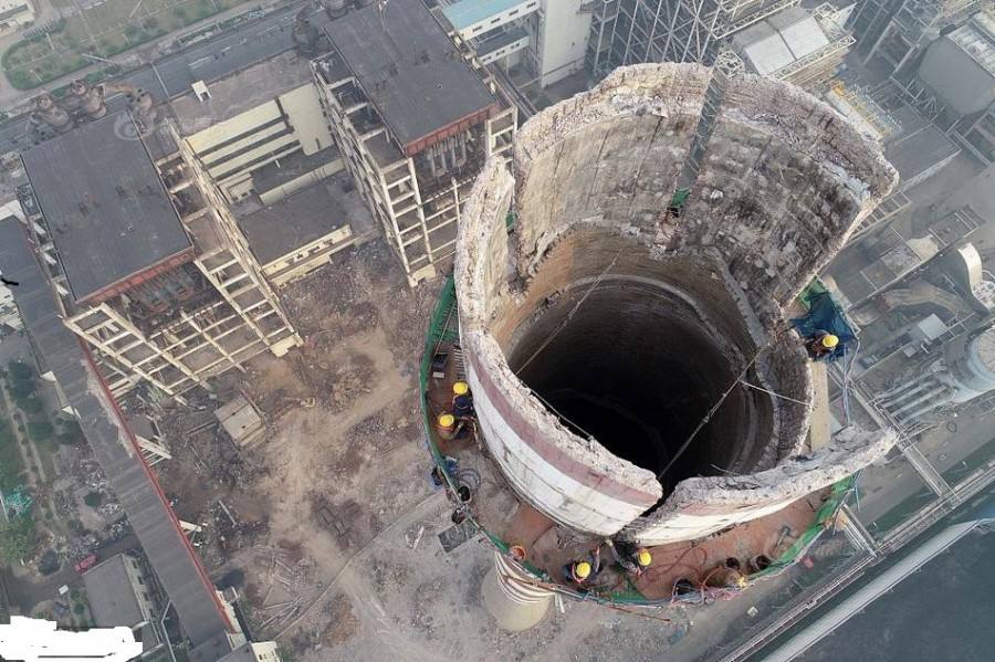 沈陽煙囪拆除工藝過程中的技術(shù)性