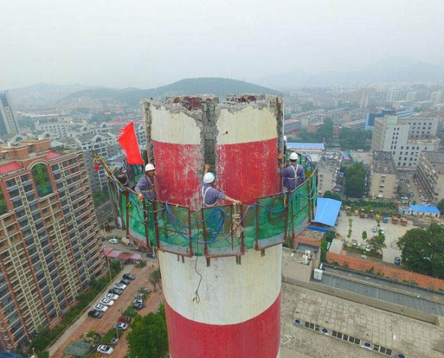 吉林煙囪拆除的方法與安全步驟