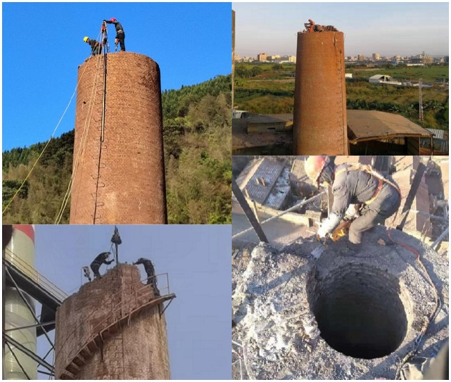 煙囪拆除-廢棄磚煙囪拆除的注意要點