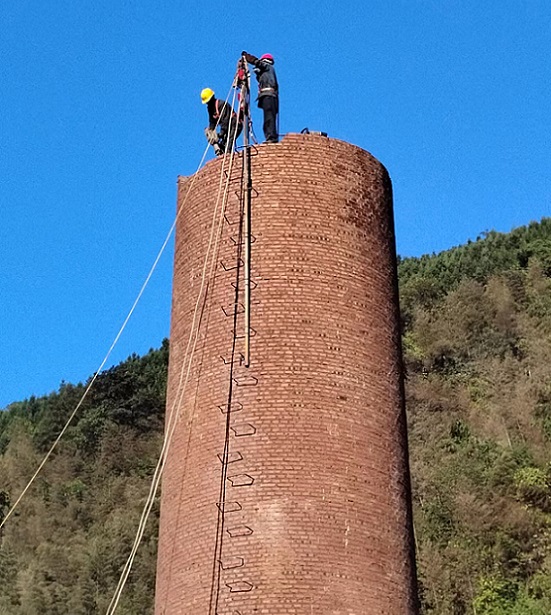 資興煙囪拆除公司：人工拆除煙囪工藝流程介紹