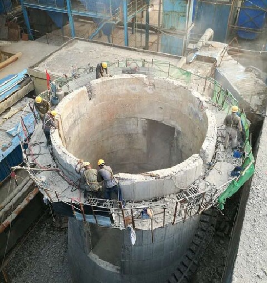 煙囪拆除公司水泥煙囪人工怎么拆除？