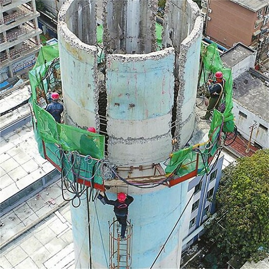 吉林煙囪拆除:高超技藝,綠色拆除