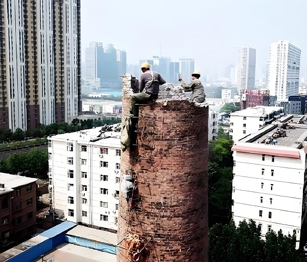 煙囪拆除：環(huán)保先行，守護(hù)我們的藍(lán)天
